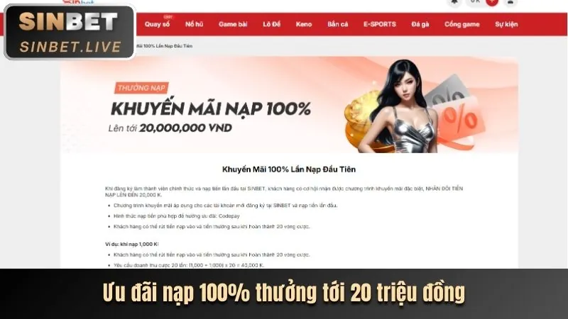 Hoàn Trả Thua Cược Hấp Dẫn 89vin